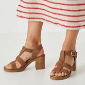 Tamaris Block Heeled Sandals - 28302-46 - Brown image