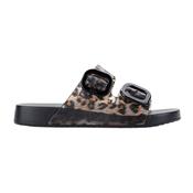 Igor Ladies Sliders -  Habana Brillo S10336  - Black Leopard image