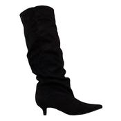 Una Healy Ladies Knee Boots- Ordinary - Black Suede