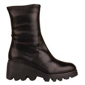 Wonders Ladies Wedge Sock Boots - G-7030 - Black image