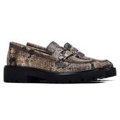 XTI Ladies Platform Loafers - 146255 - Snake image