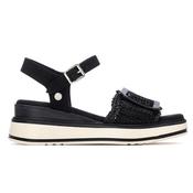 XTI Ladies Wedge Sandals - 145240 - Black image