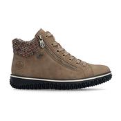 Rieker Ladies Ankle Boots - Z4263 - Brown
