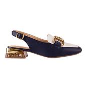 Zanni  Ladies Slingback Loafers - Diraz - Navy/White image