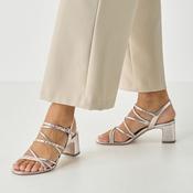 Tamaris Ladies Block Heeled Sandals - 28329-46 - Light Gold image