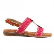 Lunar Ladies Flat Sandals - Jules - Pink image