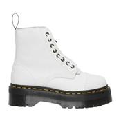 Dr martens full best sale white
