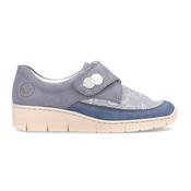 Rieker Cross Strap Shoes - 537C0-00 - Blue image