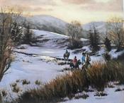 Winter Riding. Wicklow Hills