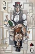 ‘Q’ Playing Card Queen Of Hearts image