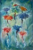 Wet Umbrellas