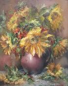 Sun Flowers, A homage to Vincent image