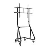ALLMOUNTS AS08610FW Floor Stand Trolley with Shelf for 60"-105" Screens