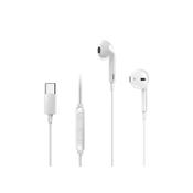Genius Computer Technology HS-M365B USB-C In-Ear Wired Earbuds with In-Line Microphone and Volume Controls Black