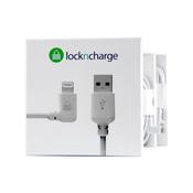 Lock n Charge MFI Lightning Cable with Right Angle (0.15m, Set of 8)