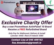 Buy Promethean ActivPanel 10 Interactive Board Get Free Refurbished Board - Charity Only Offer image