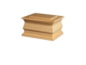 Solid oak casket urn (1.75l) image