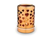 Brass Candle Urn: Gold with Heart (0.3l) image