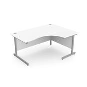 1600 x 1200mm Radial Desk RH (WHITE) image
