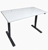 1500 x 800 mm Height Adjustable Desk (White) image