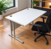 1200 x 800 White Desk (Used)