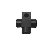 OBP M10X1 FEMALE TEE ADAPTOR PIECE - ALUMINIUM BLACK