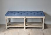 Porto Bench in Denim