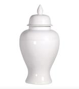 Large White Ginger Jar