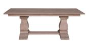 Villeneuve 220cm Twin Pod Dining Table in Rustic Brown image
