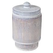 Blue Wash Stripe Jar