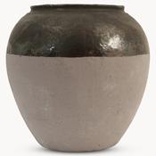 Stanley Small Stone Urn in Charcoal Finish