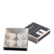 Box 4 Scented Fondant Coeur Arabesque - Marquise