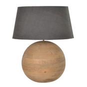 Wooden Ball Lamp with Shade