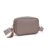Gessy Crossbag Khaki with Woven Strap