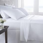 400 Thread Count Fitted Sheets Egyptian Cotton White image