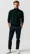 Men's Redwood Half Zip Sweater Evergreen-Medium image