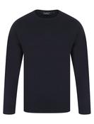 Men's Badger Round Neck Sweatshirt Navy by Kensington-Medium