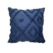 Diamond Tuft Cushion Cover Navy 46x46cm