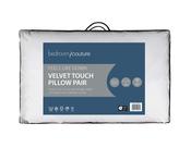 2 Pack Pillow Feels Like Down Velvet Touch by Bedroom Couture Medium - Made in Ireland
