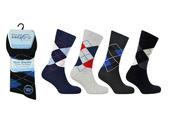 Men's Easy Grip Argyle Non-Elastic 3 Pack Socks image