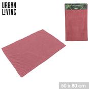 Pasha Chenille Bath Mat Pink 50x80cm