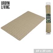 Anti Slip Bath Mat Beige 69x39cm