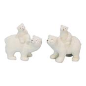Ceramic Polar Bear Christmas Decoration image
