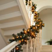 Christmas Garland with Lights 2.5 Metres