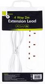 4 Way Extension Lead 2 Metres