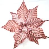 Pink Sequin Poinsettia Christmas Flower image