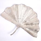 Silver Lotus Leaf Wall Art