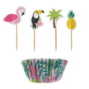 Cupcake Cases &amp; Toppers Unicorn by Mason Cash