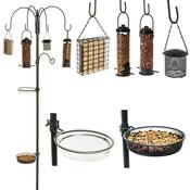 Wild Bird Feeding Station with Water Bath &amp; Feeding Tray
