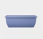 Stewarts 50cm Patio Trough Plant Pot Cornflower Blue image